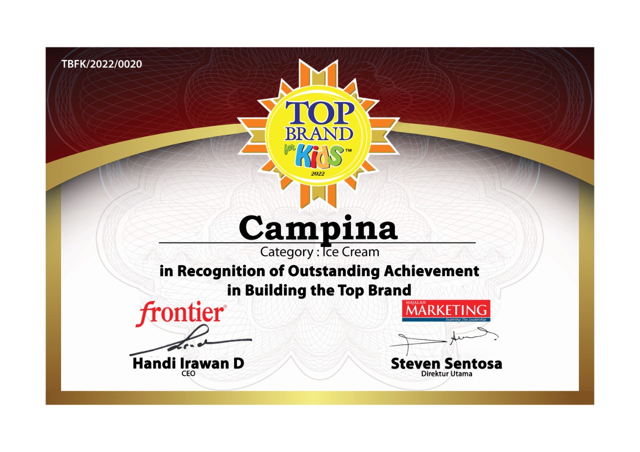 top brand for kids award