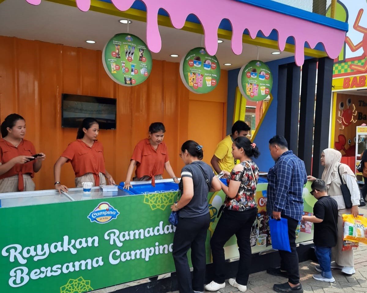 Campina Hula Hula booth di Jakarta Lebaran Fair 2024